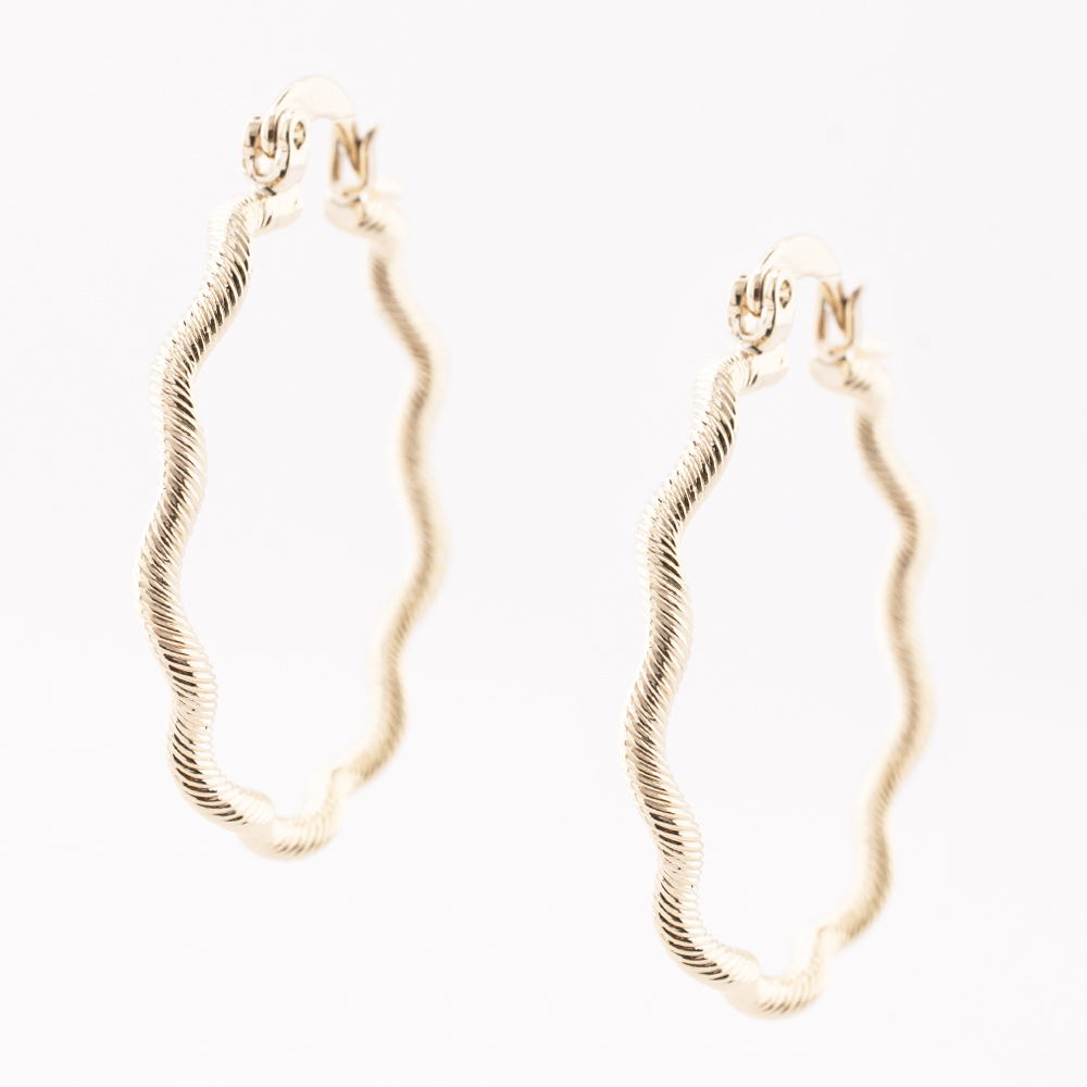 ARRACADA CHAPA GOLDEN CASTING