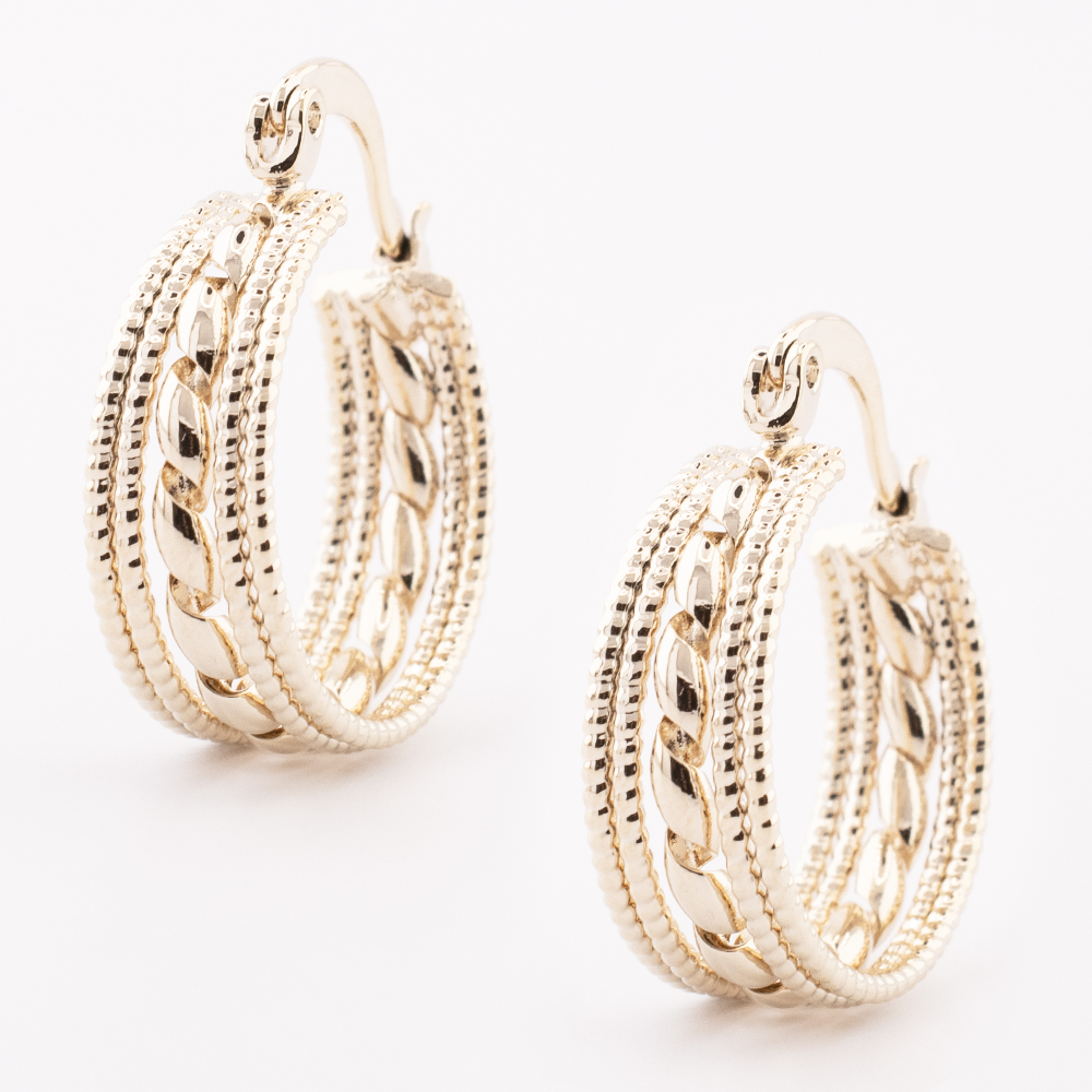ARRACADA CHAPA GOLDEN CASTING