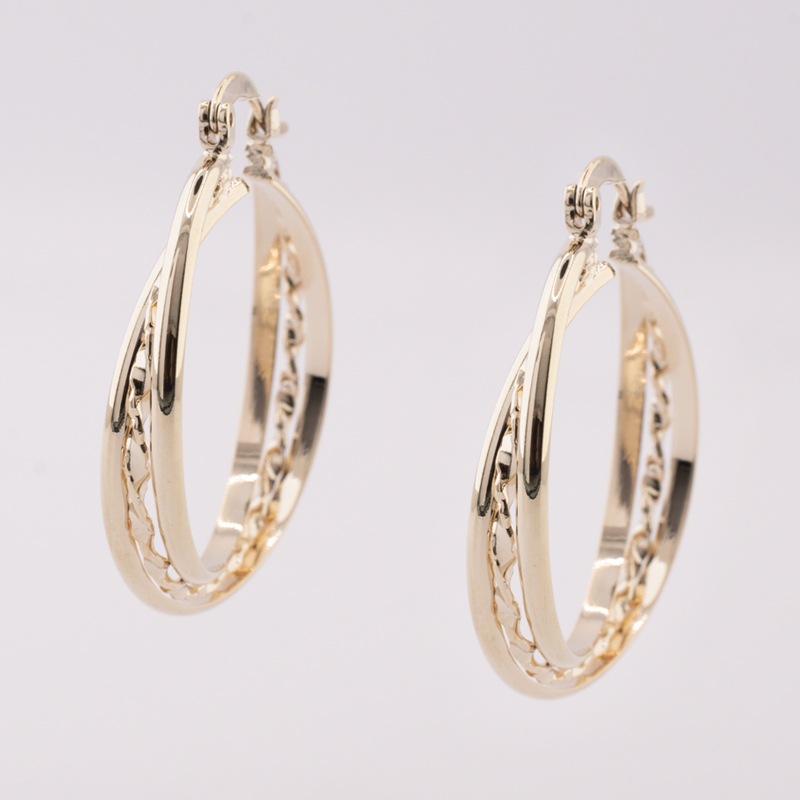 ARRACADA CHAPA GOLDEN CASTING