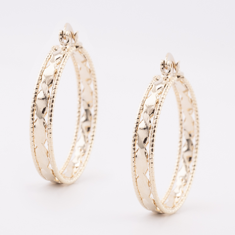 ARRACADA CHAPA GOLDEN CASTING