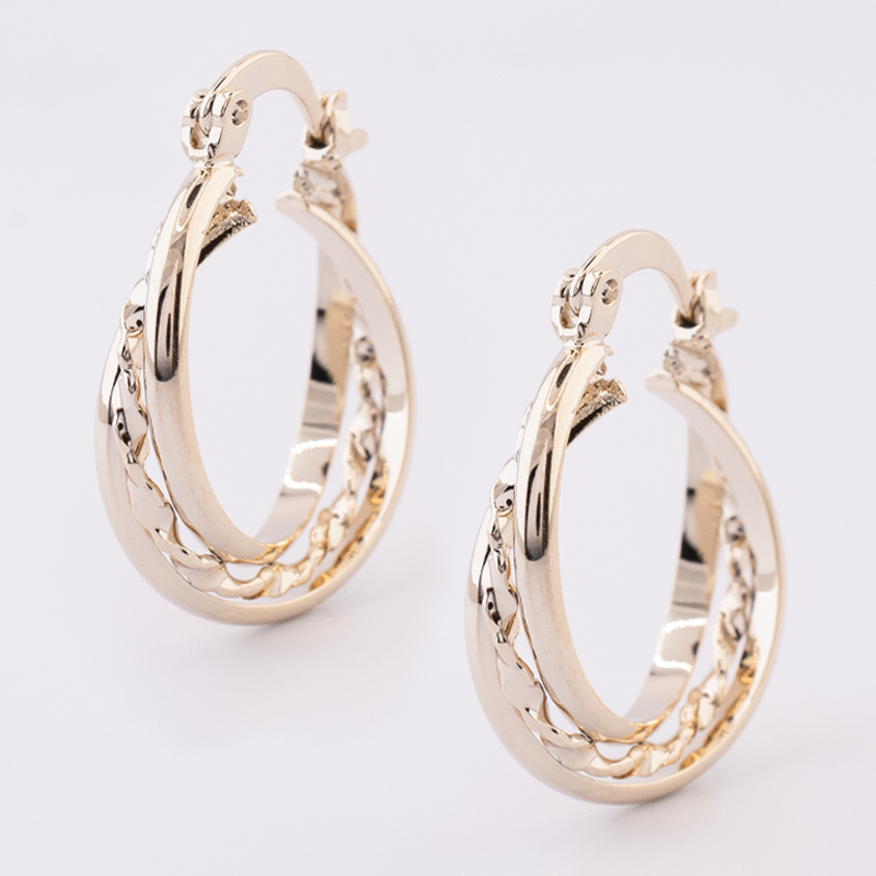 ARRACADA CHAPA GOLDEN CASTING
