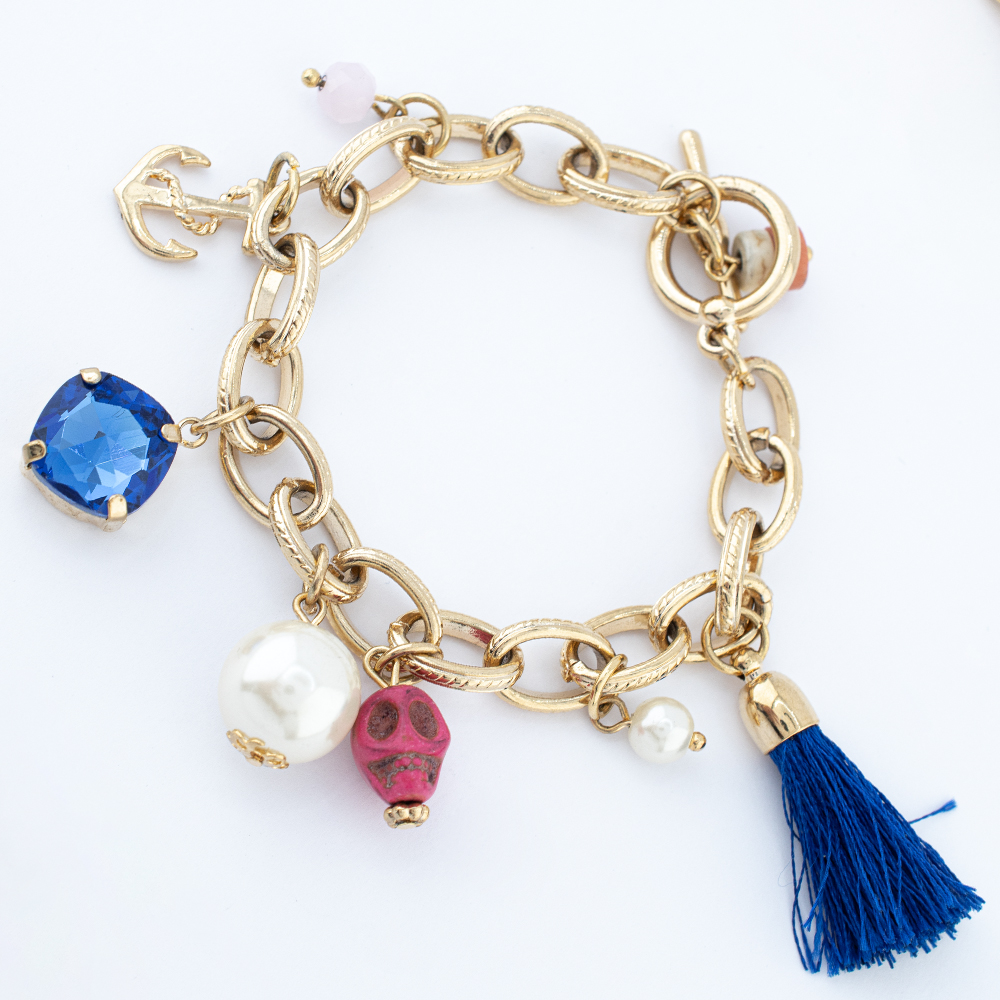 PULSERA CHAPA PEARLTIME