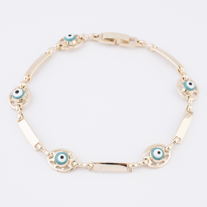 PULSERA CHAPA GOLDEN COLORS