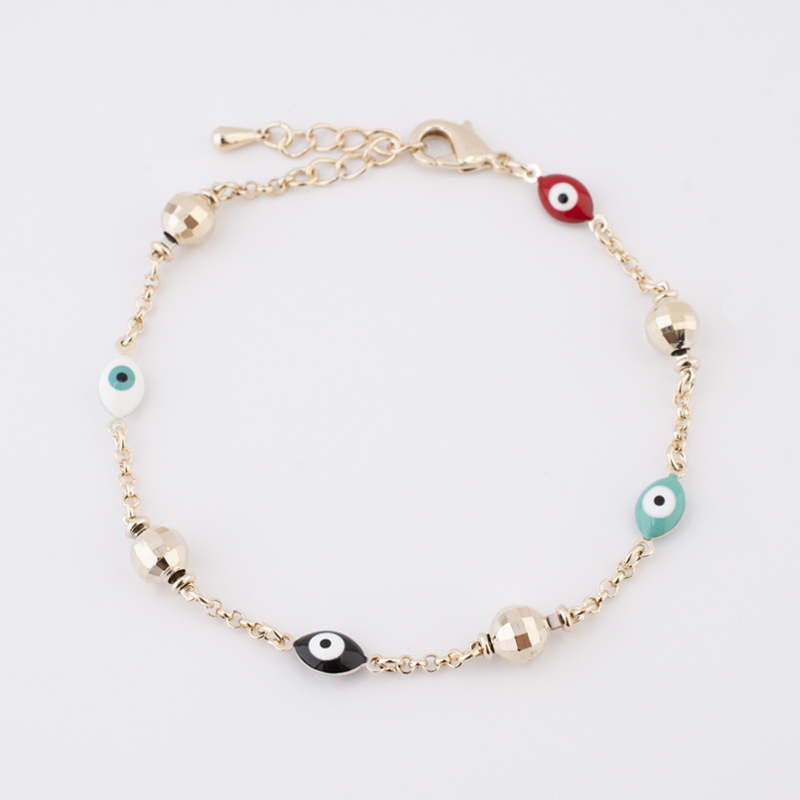 PULSERA CHAPA GOLDEN COLORS