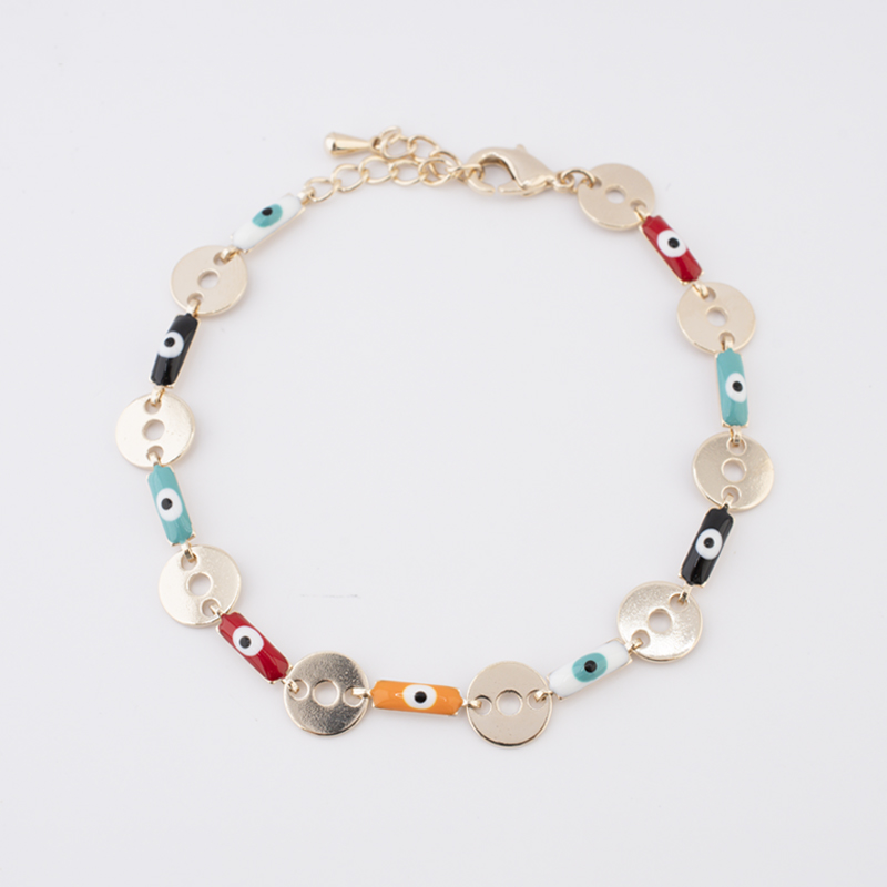 PULSERA CHAPA GOLDEN COLORS