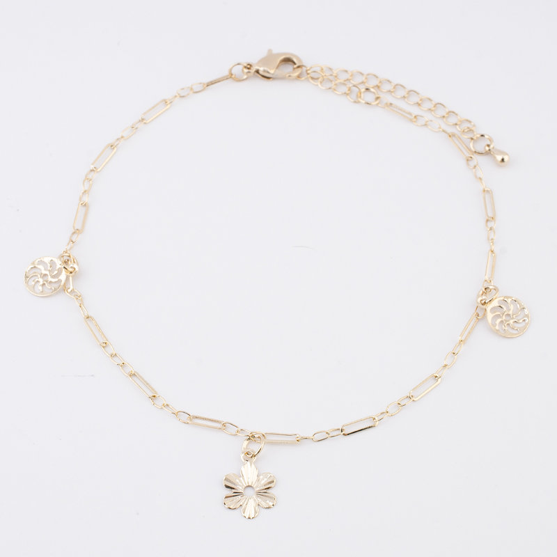 PULSERA CHAPA GOLDEN CASTING