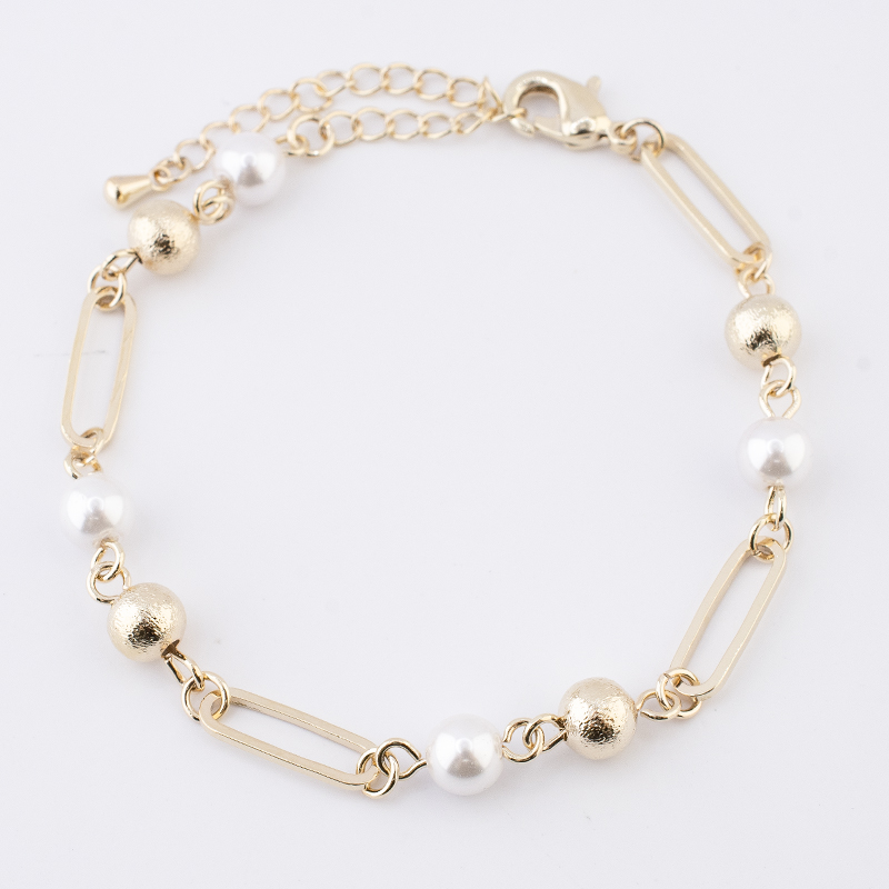 PULSERA CHAPA PEARLTIME