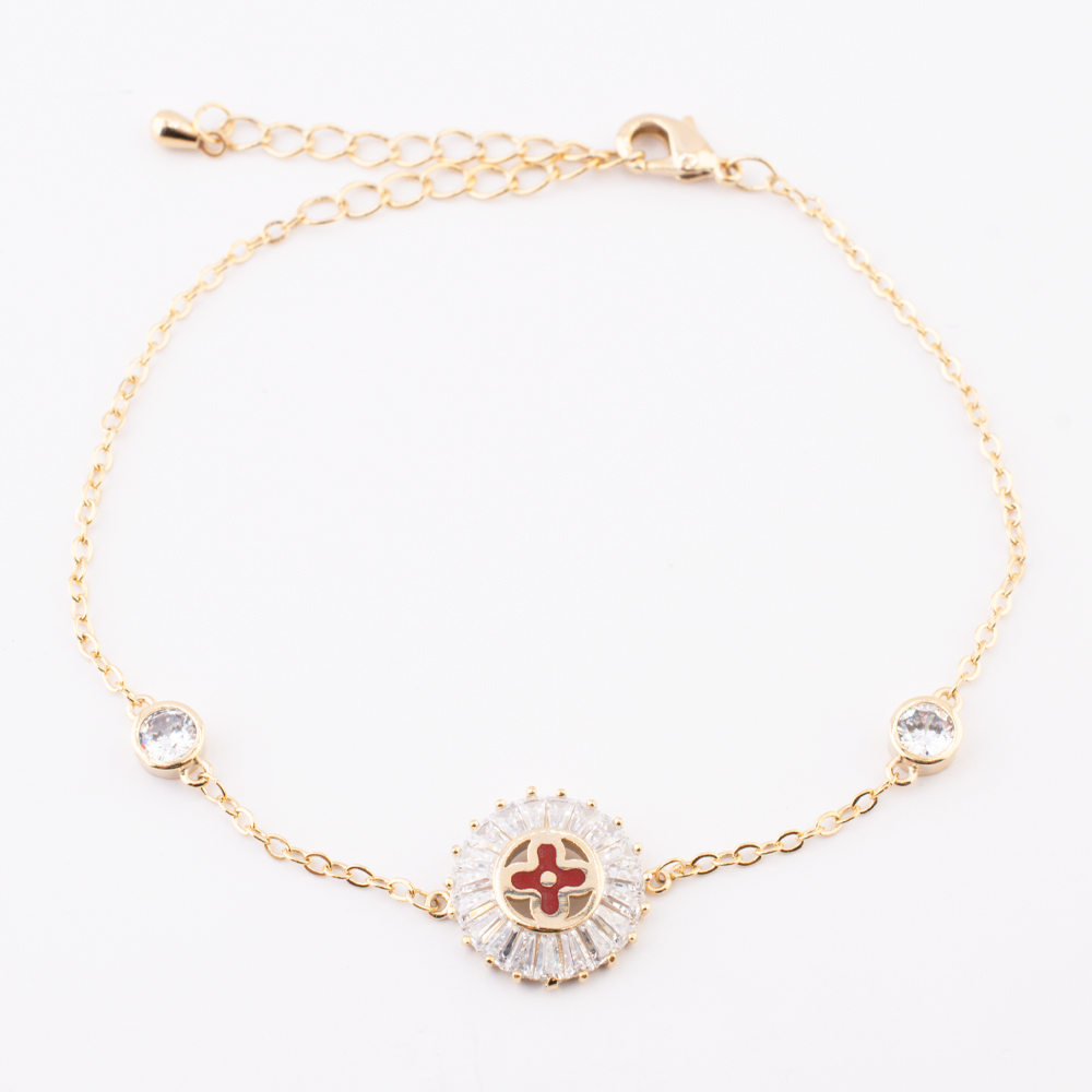 PULSERA CHAPA CRYSTIME