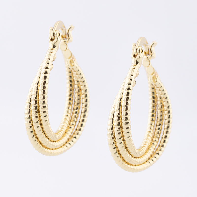 ARRACADA CHAPA GOLDEN CASTING