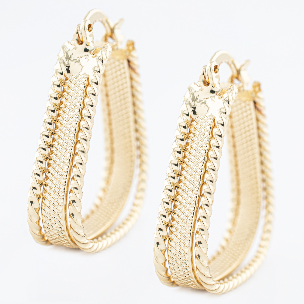 ARRACADA CHAPA GOLDEN CASTING