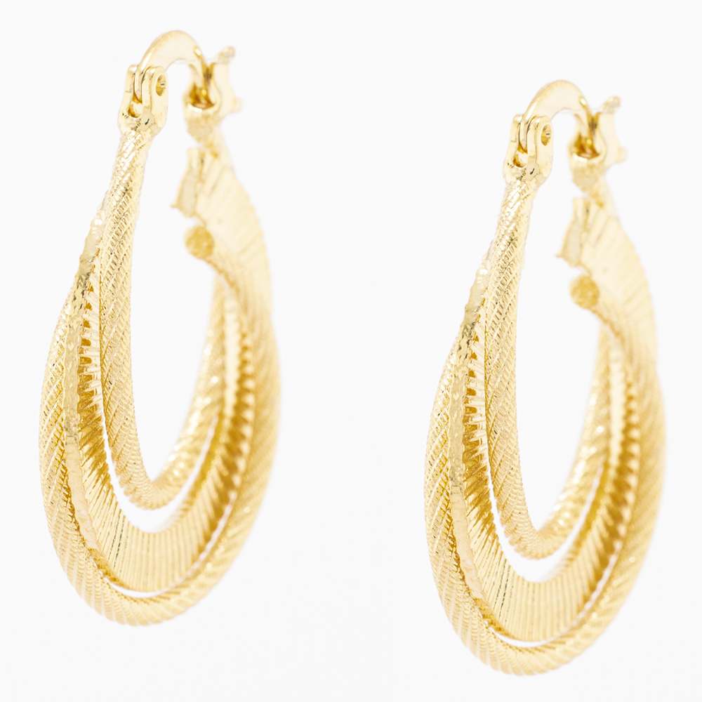 ARRACADA CHAPA GOLDEN CASTING