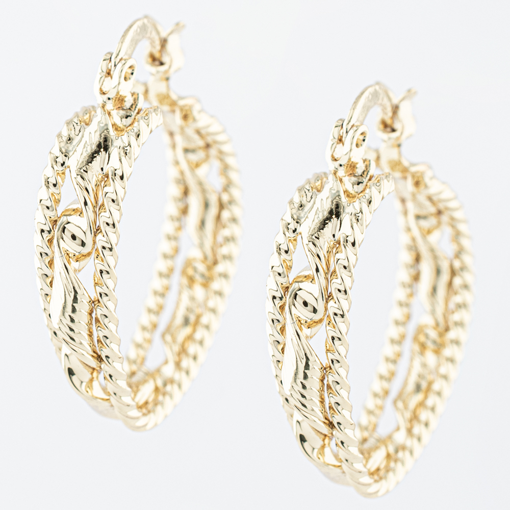 ARRACADA CHAPA GOLDEN CASTING