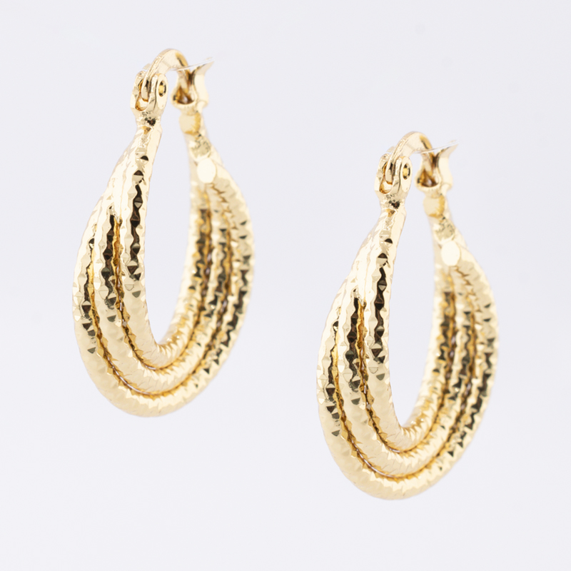 ARRACADA CHAPA GOLDEN CASTING