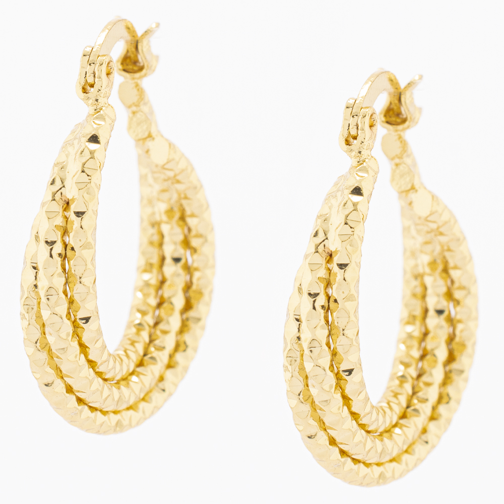 ARRACADA CHAPA GOLDEN CASTING