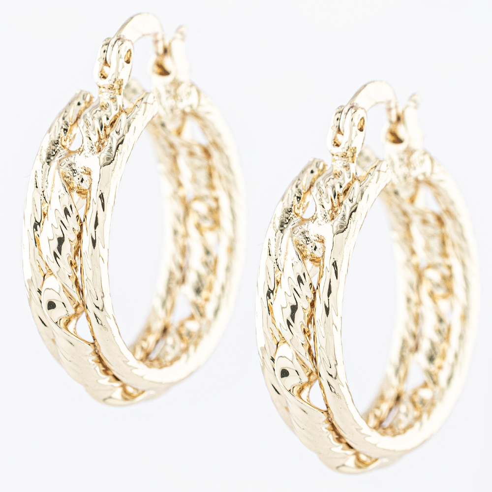ARRACADA CHAPA GOLDEN CASTING