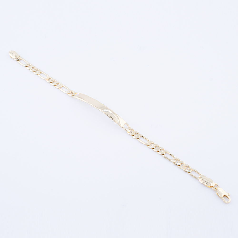PULSERA CHAPA GOLDEN CASTING