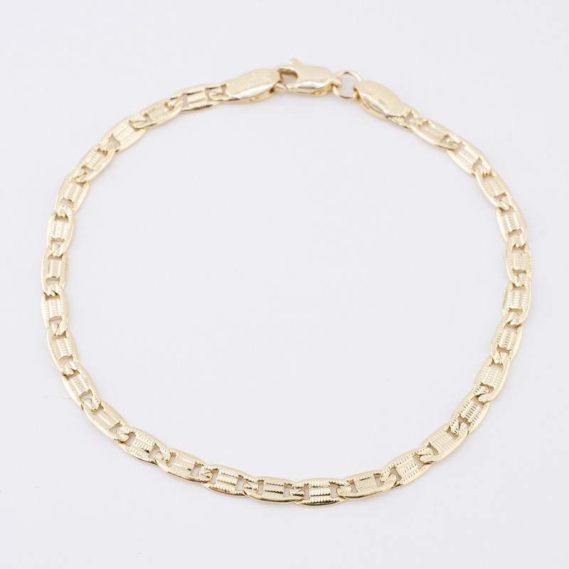 PULSERA CHAPA GOLDEN CASTING