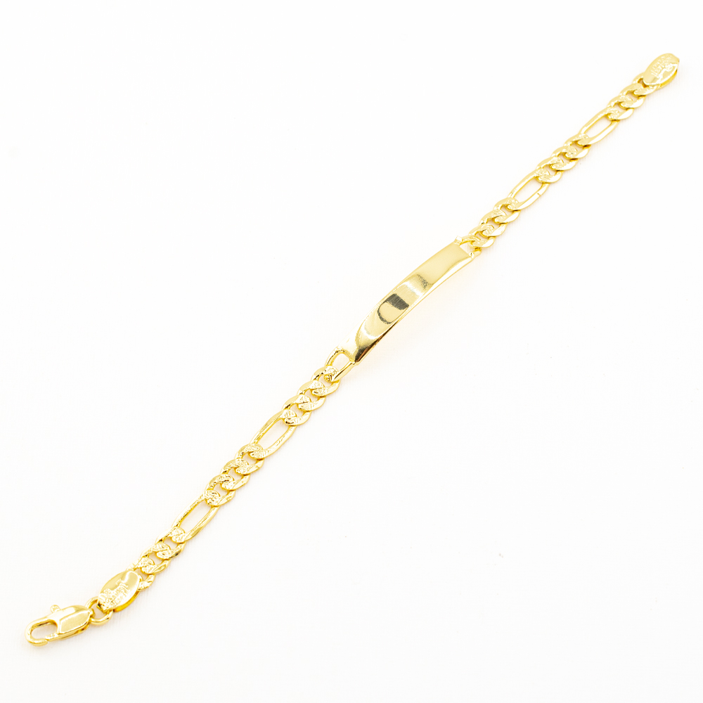 PULSERA CHAPA GOLDEN CASTING