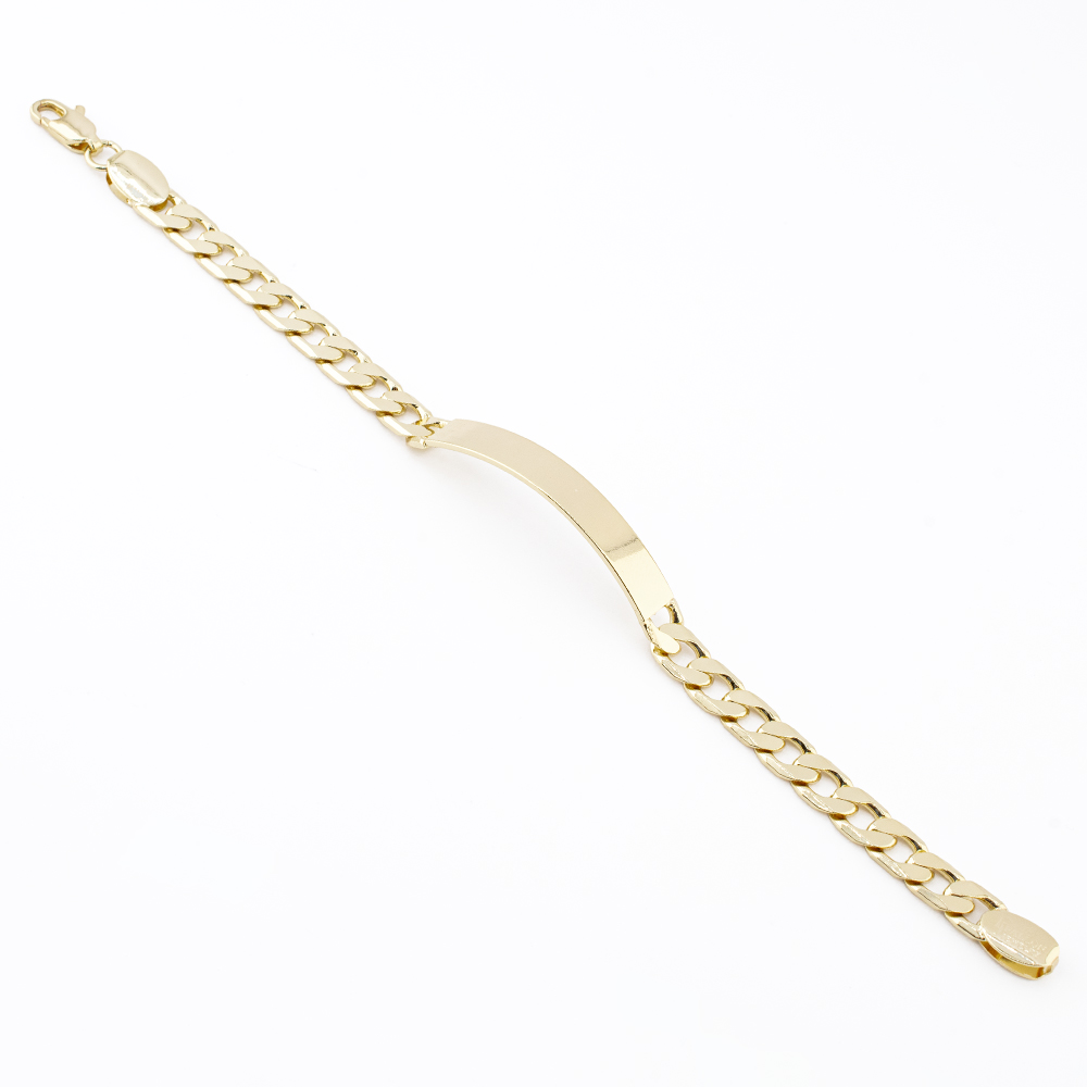 PULSERA CHAPA GOLDEN CASTING