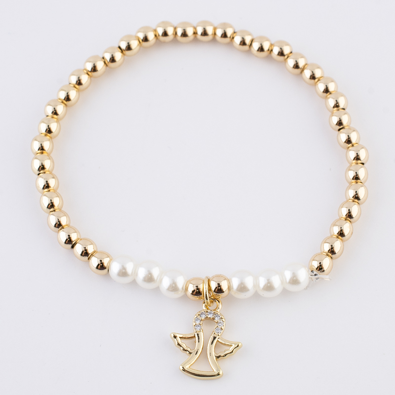 PULSERA CHAPA PEARLTIME