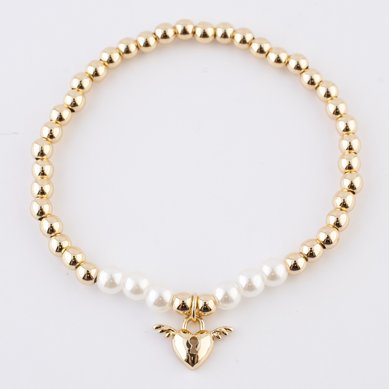 PULSERA CHAPA PEARLTIME