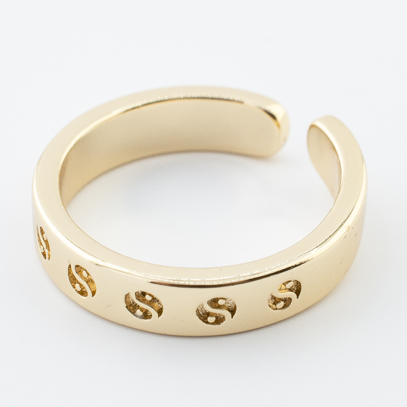 ANILLO  CHAPA GOLDEN CASTING
