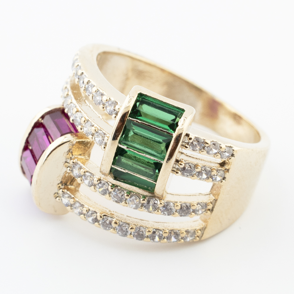 ANILLO  CHAPA GOLDEN RAINBOW