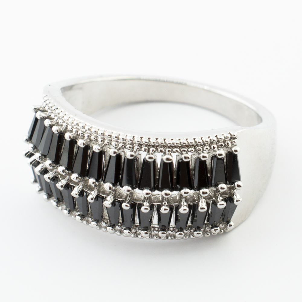 ANILLO  RODIO CRYSTIME