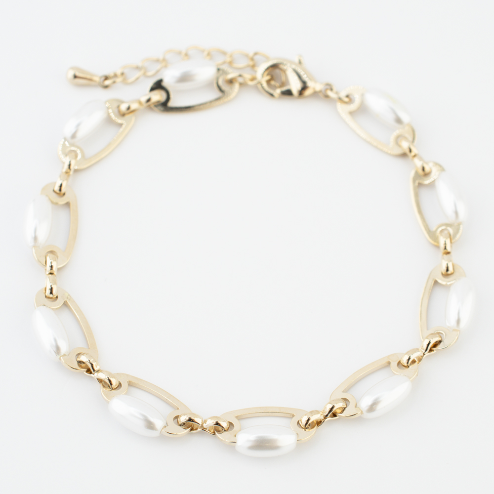 PULSERA CHAPA PEARLTIME