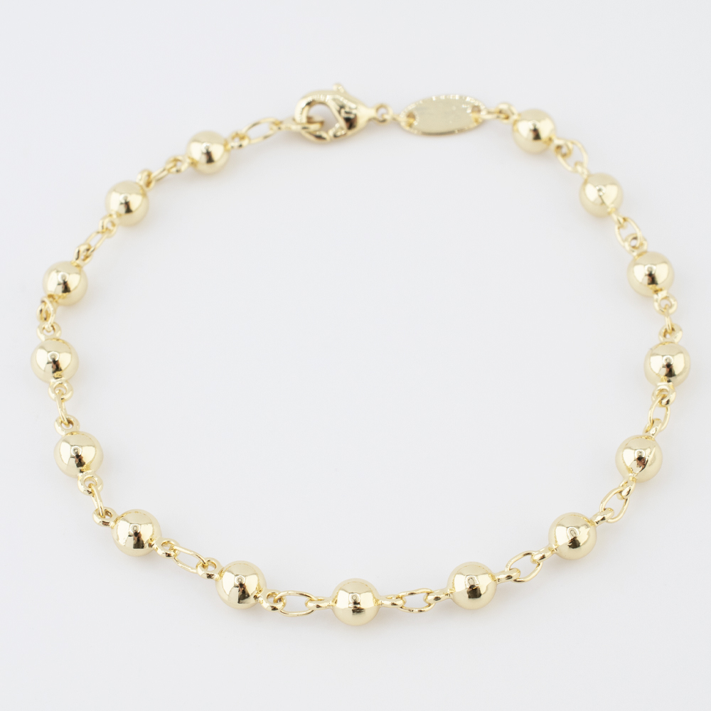 PULSERA CHAPA GOLDEN CASTING