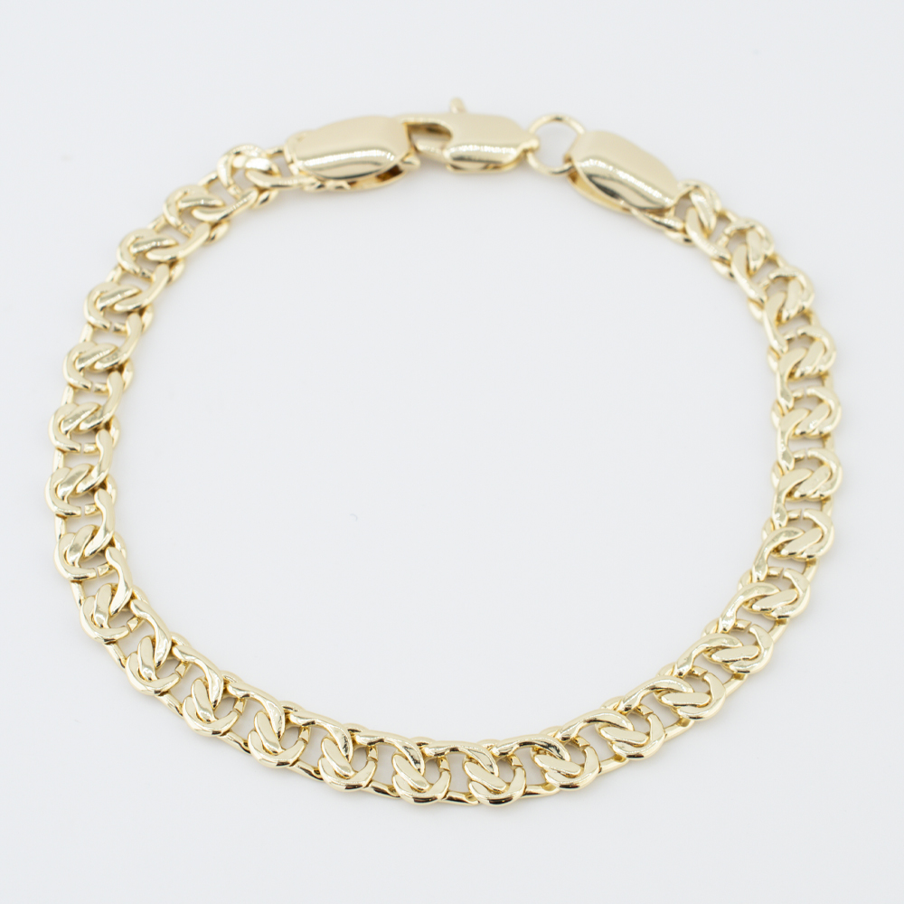 PULSERA CHAPA GOLDEN CASTING