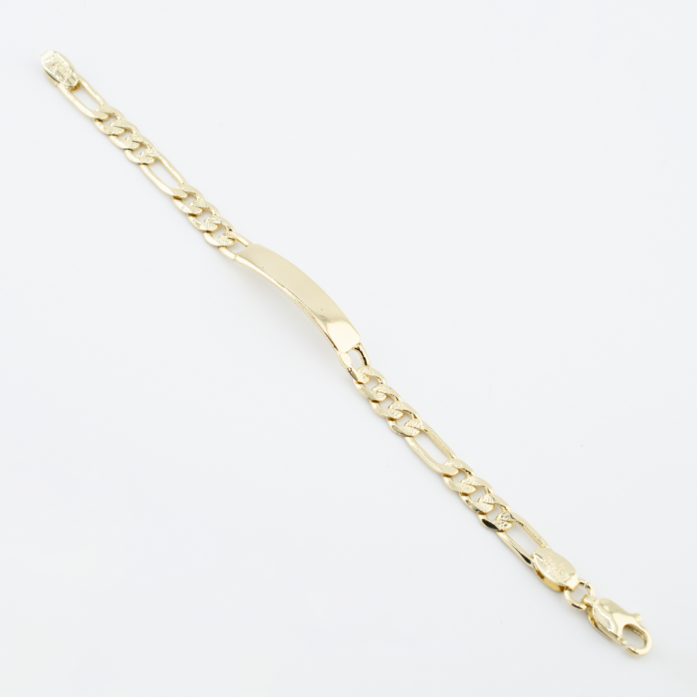 PULSERA CHAPA GOLDEN CASTING