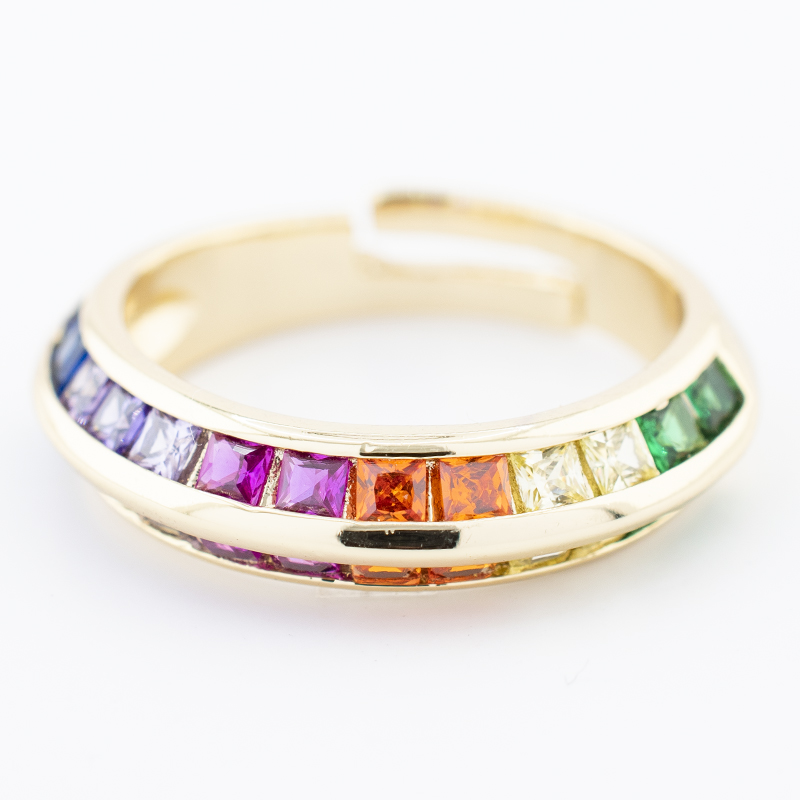 ANILLO  CHAPA GOLDEN RAINBOW