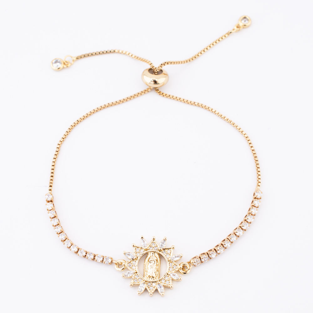 PULSERA CHAPA CRYSTIME