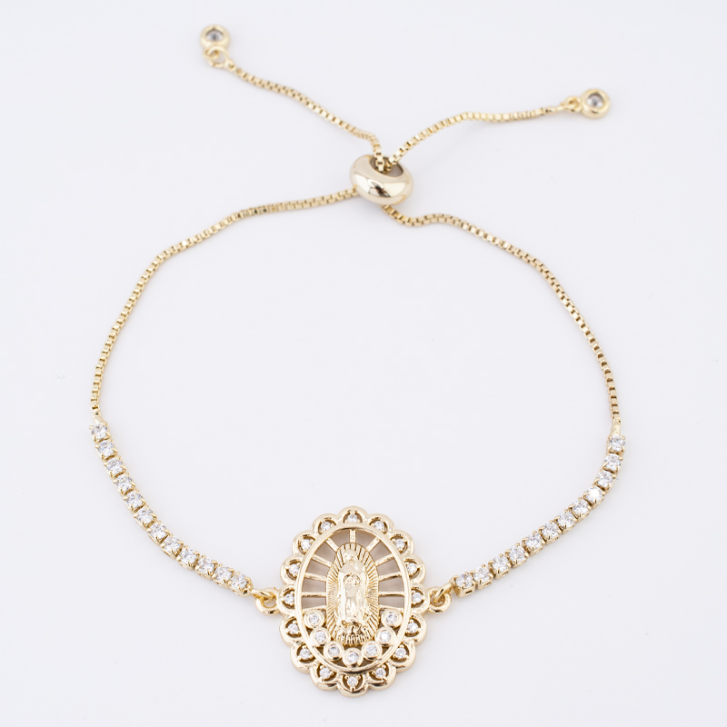 PULSERA CHAPA CRYSTIME