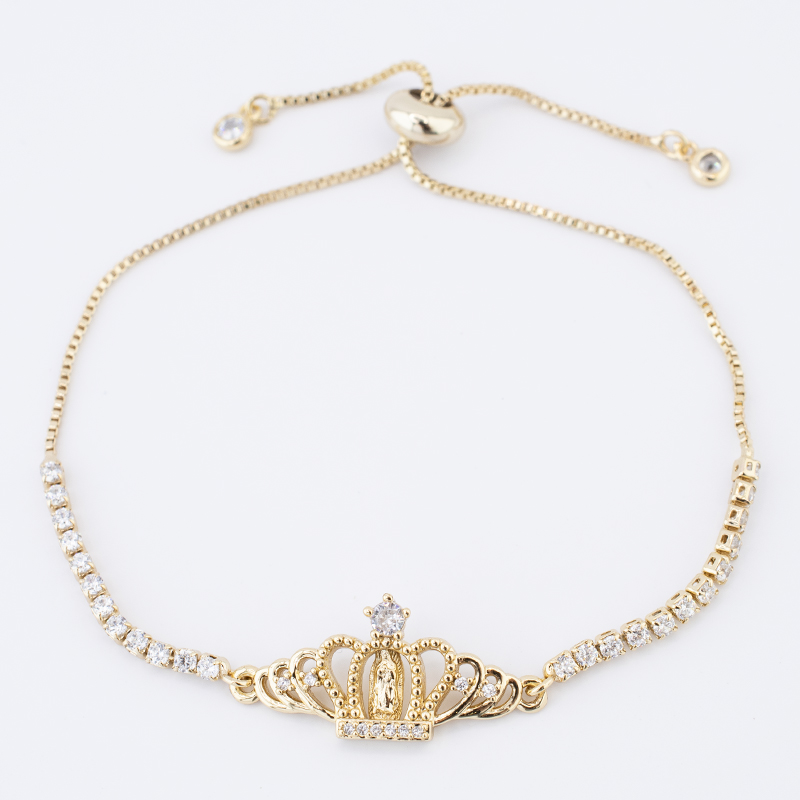PULSERA CHAPA CRYSTIME