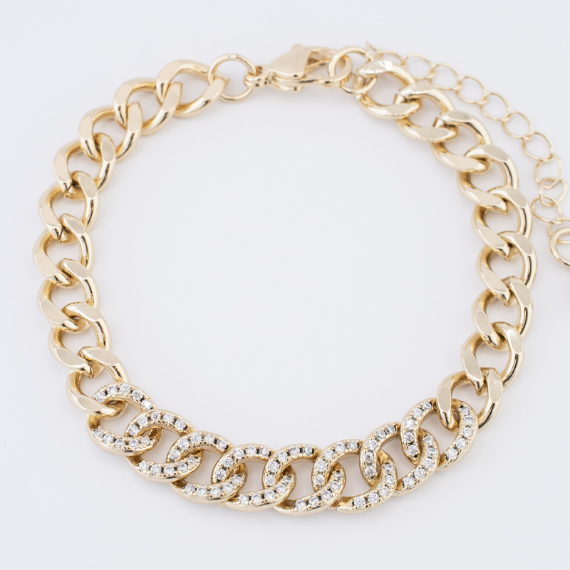 PULSERA CHAPA CRYSTIME
