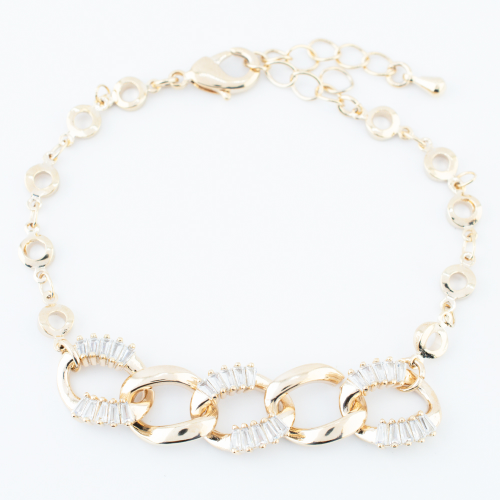 PULSERA CHAPA CRYSTIME