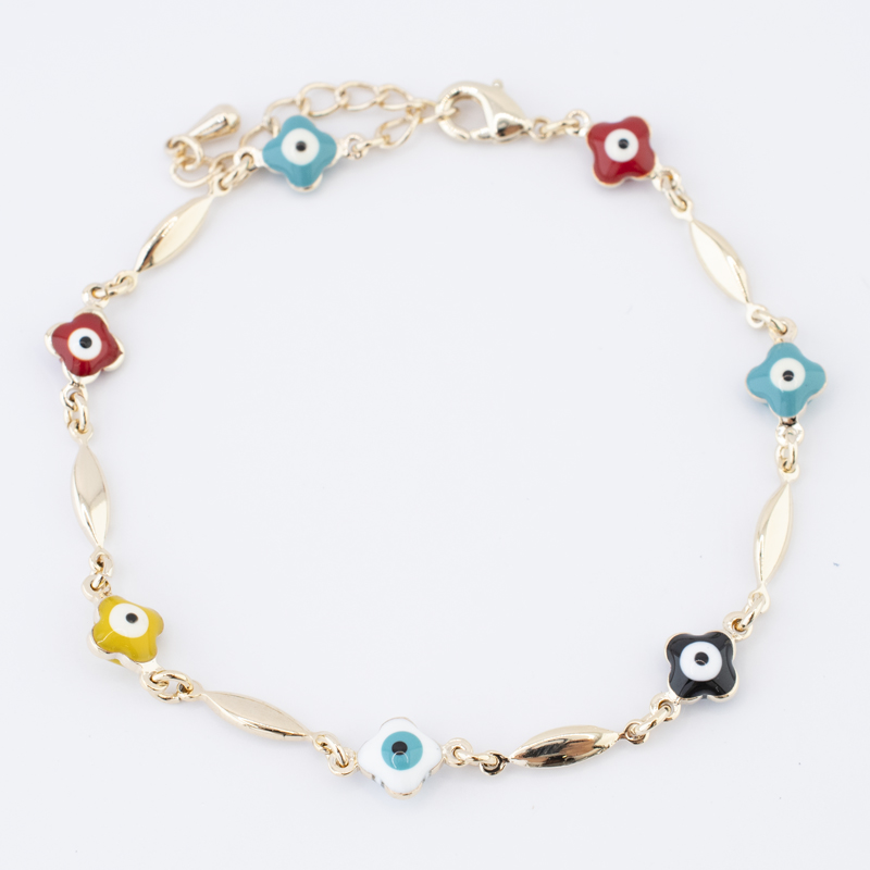 PULSERA CHAPA GOLDEN COLORS