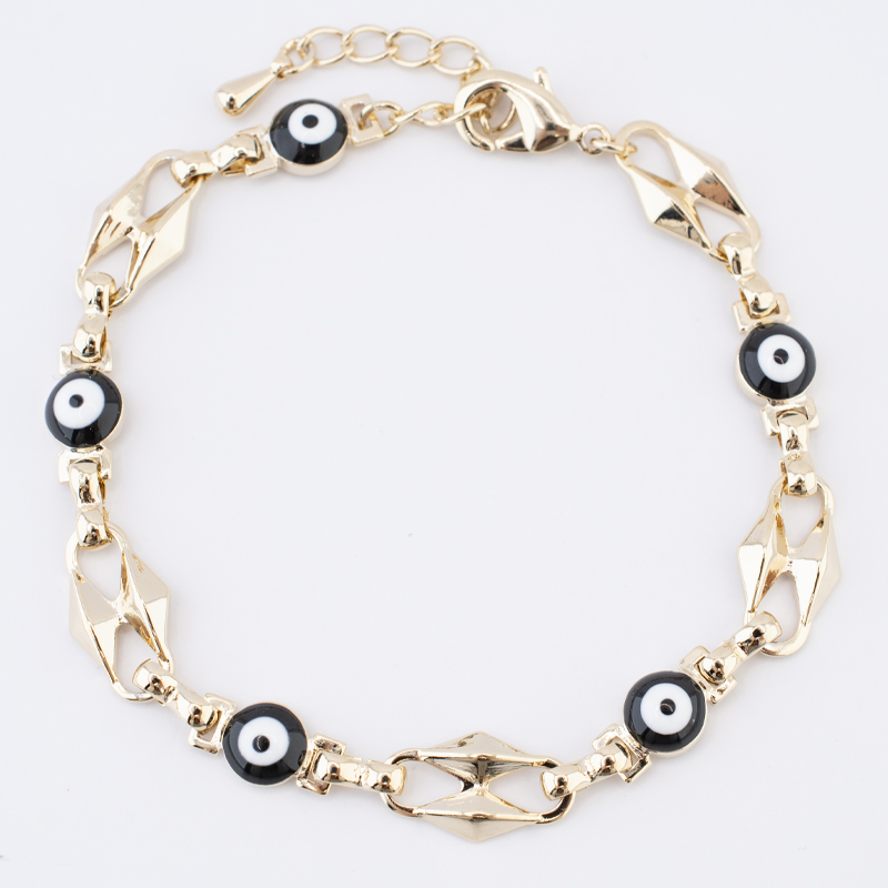 PULSERA CHAPA GOLDEN COLORS