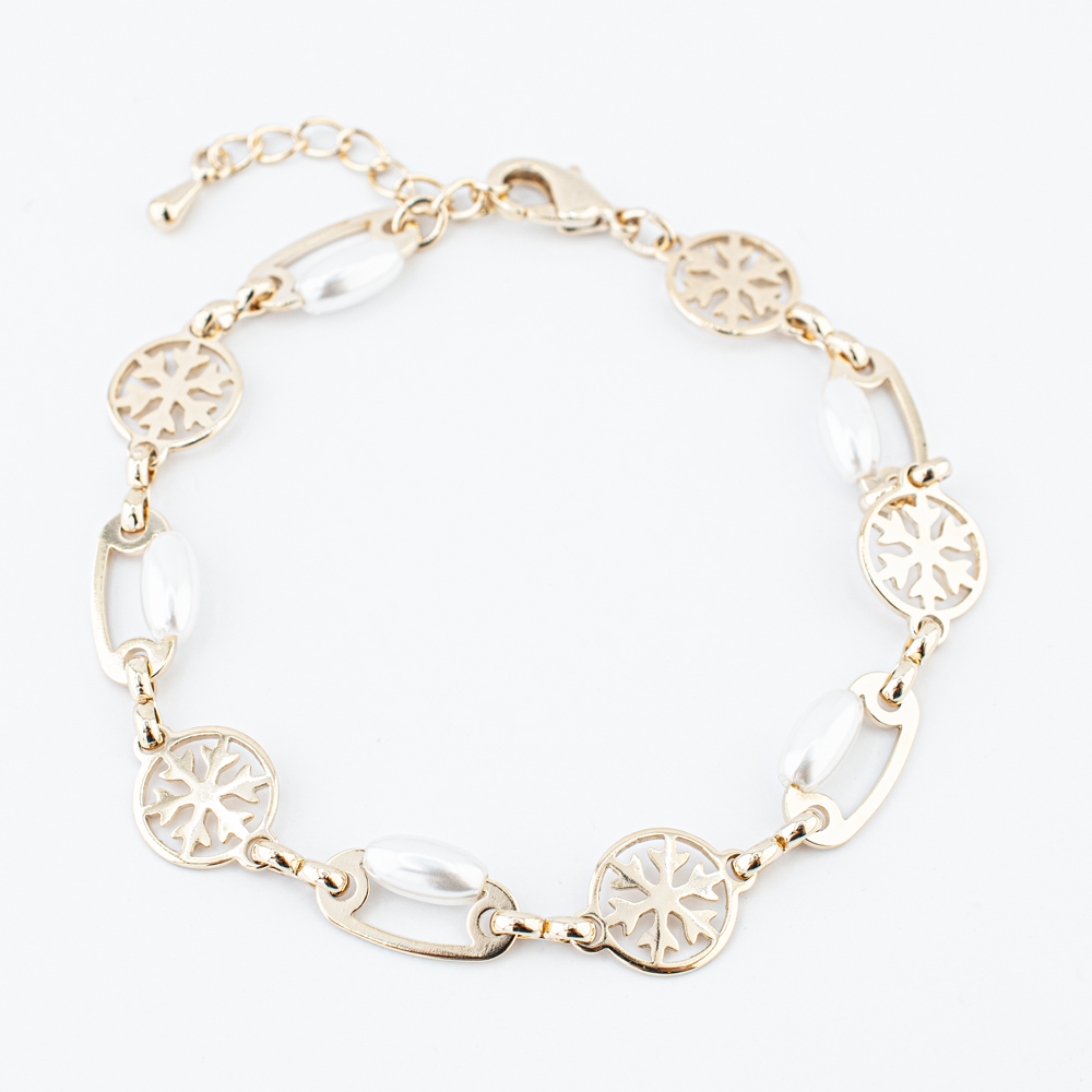 PULSERA CHAPA PEARLTIME