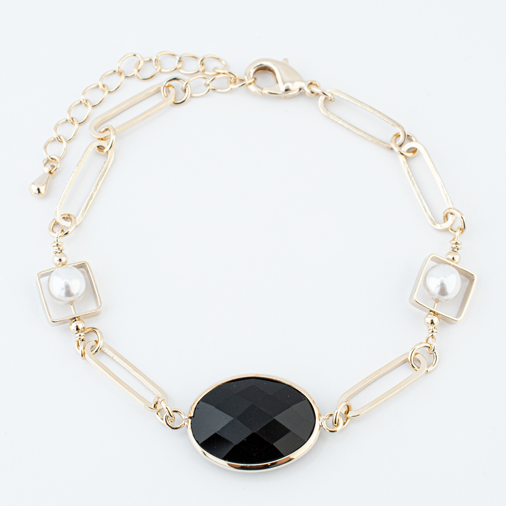 PULSERA CHAPA PEARLTIME
