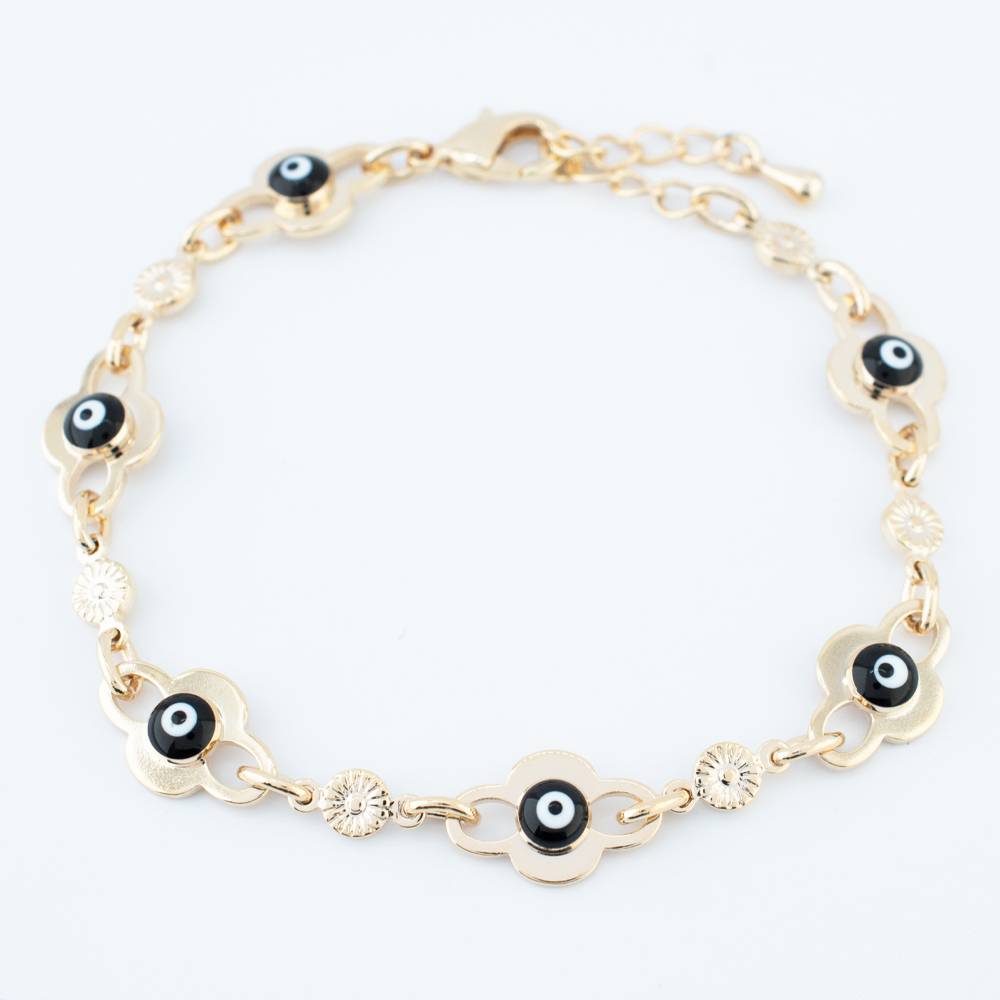 PULSERA CHAPA GOLDEN COLORS