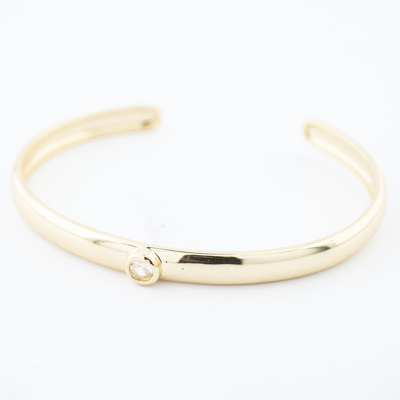 BRAZALETE CHAPA CRYSTIME