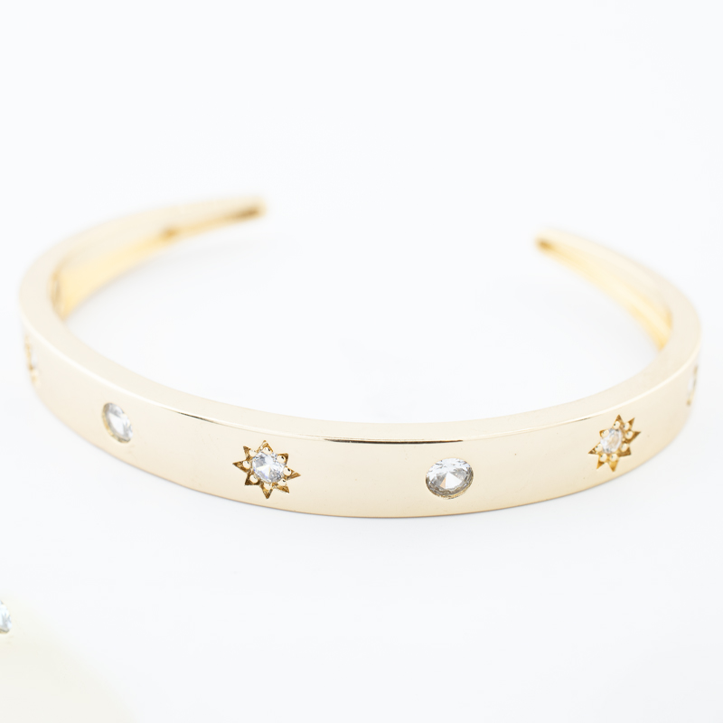 BRAZALETE CHAPA CRYSTIME