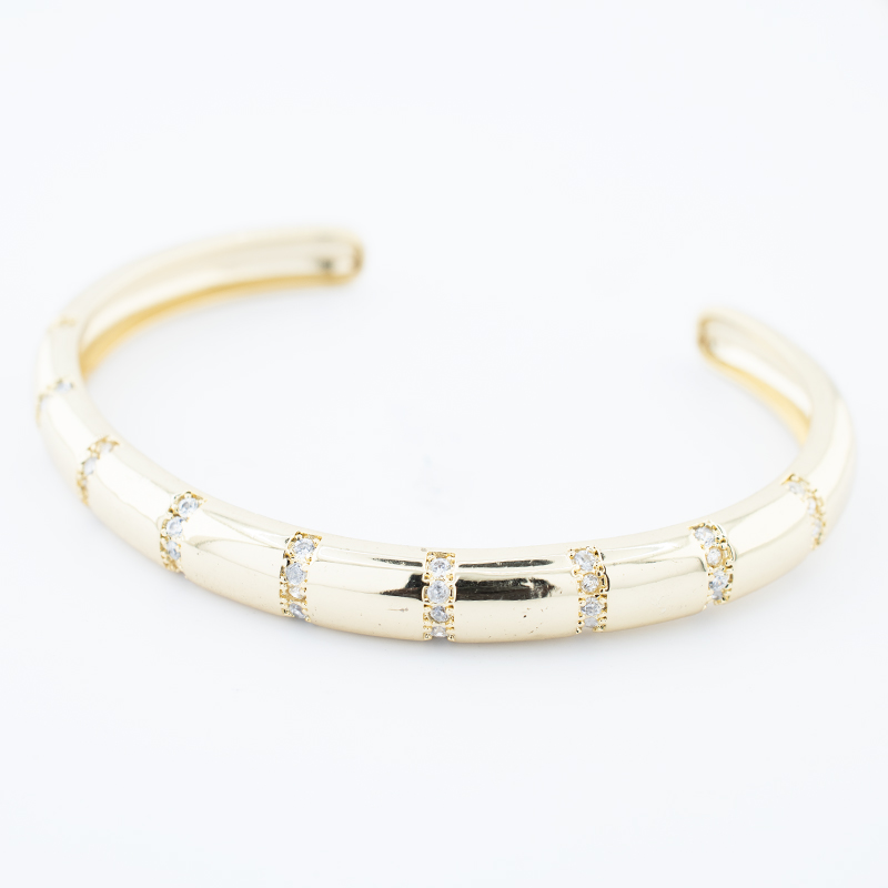 BRAZALETE CHAPA CRYSTIME