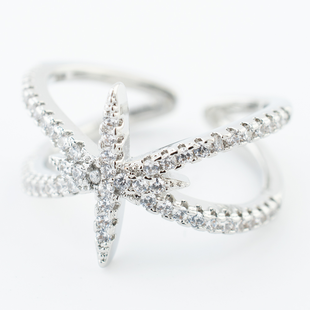 ANILLO  RODIO CRYSTIME