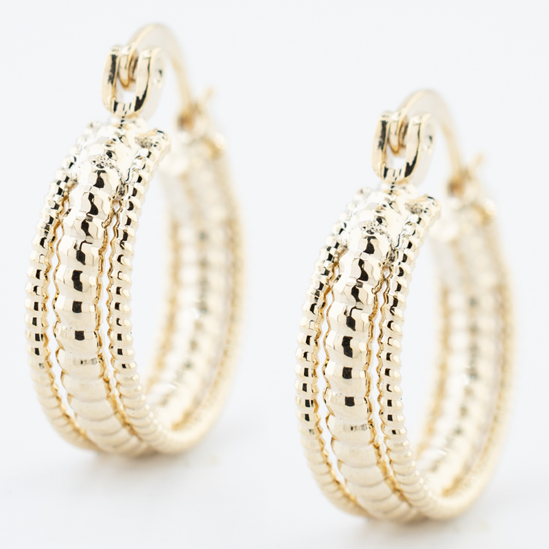 ARRACADA CHAPA GOLDEN CASTING