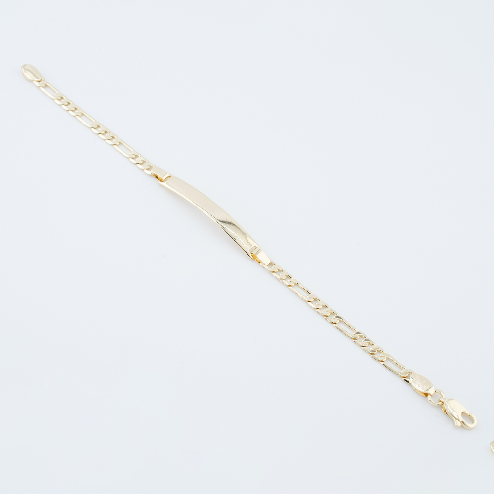PULSERA CHAPA GOLDEN CASTING
