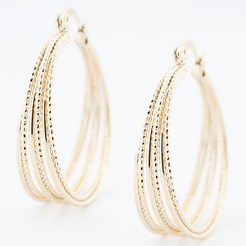 ARRACADA CHAPA GOLDEN CASTING